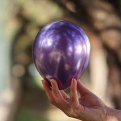 بالون كروم بنفسجي 5 إنش (100 حبة)