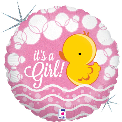 18 inch Bubble Ducky Girl balloon 18 inch Bubble Ducky Girl balloon