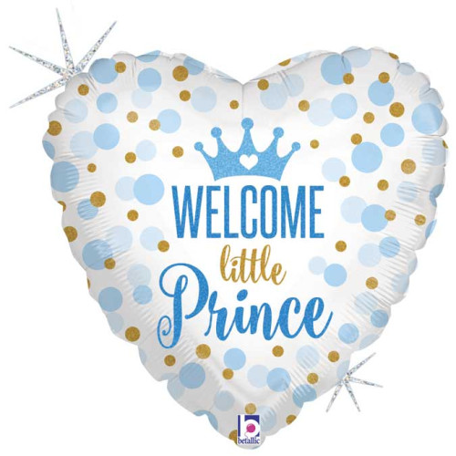 18 inch Glitter Baby Prince Foil balloon 18 inch Glitter Baby Prince Foil balloon