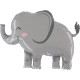 44 inch Jungle Elephant Foil balloon 44 inch Jungle Elephant Foil balloon