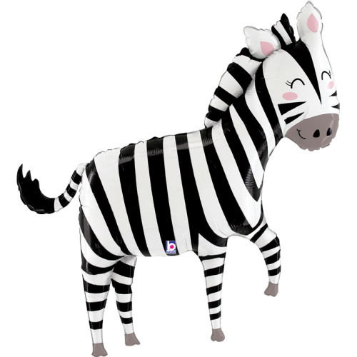 50 inch Jungle Zebra Foil balloon 50 inch Jungle Zebra Foil balloon