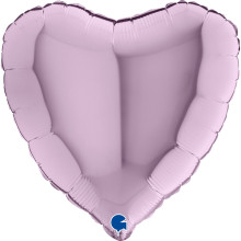 18 inch Heart Lilac Foil balloon