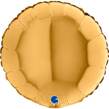 18 inch Round Gold Foil balloon