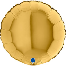 18 inch Round Gold 5 Foil balloon
