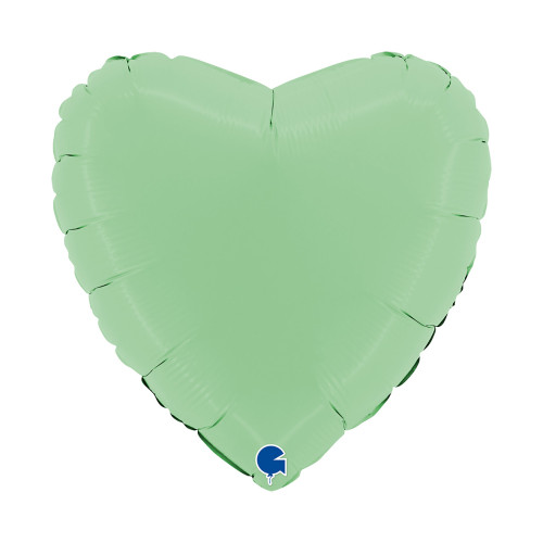 18 inch Heart Matte Green Foil Balloons 18 inch Heart Matte Green Foil Balloons