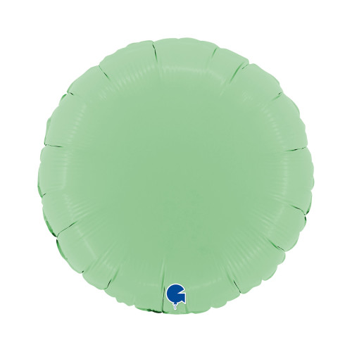 18 inch Round Matte Green Foil Balloons