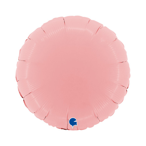 18 inch Round Matte Pink Foil Balloons