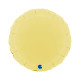 18 inch Round Matte Yellow Foil Balloons