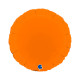 18 inch Round Matte Orange Foil balloon