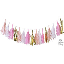 Pink, White & Gold Tassels
2m (16 tassels)
16 pre-threaded tassels on 2m string Pink, White & Gold Tassels
2m (16 tassels)
16 pre-threaded tassels on 2m string