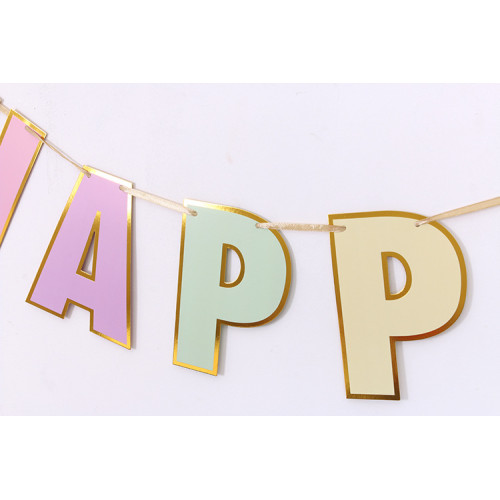 Macaron Birthday banner Macaron Birthday banner