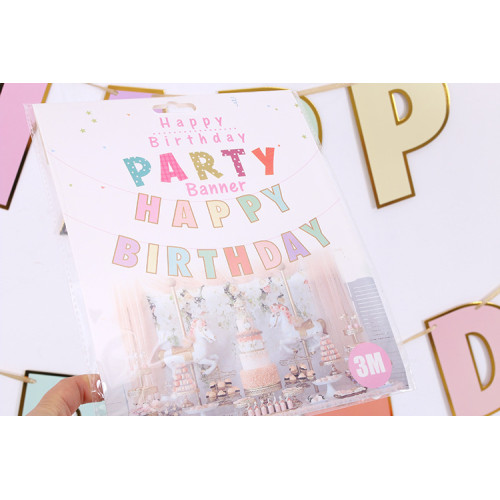 Macaron Birthday banner Macaron Birthday banner