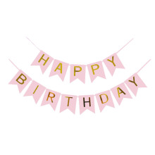 بنر عيد ميلاد وردي 16*20 سم