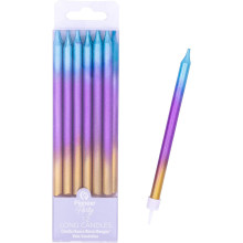 Rainbow Ombré Long Candles Height: 11.5cm 12 Pcs Rainbow Ombré Long Candles Height: 11.5cm 12 Pcs