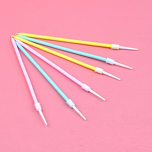 شموع نحيفة ملونة باستل 6 شمعات شموع نحيفة ملونة باستل 6 شمعات