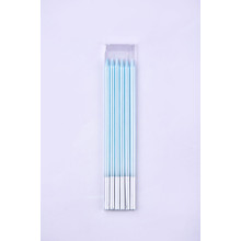 Beautiful Glitter Long Thin Blue Cake Candle For Party 6 Pcs