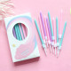 Popular Blue, Pink , Lilac, free Cake candles 6 Pcs