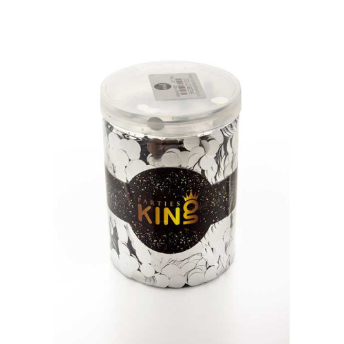 Foil confetti Silver jar 250g