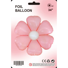 34 inch Pink daisy balloons