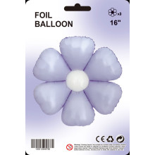 16 inch Lilac daisy balloons 3/pack