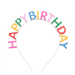 طوق حفلات عيد ميلاد  ملون إنه عيد ميلادي "IT'S MY BIRTHDAY"