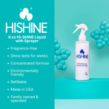 Hi-Shine 8 Ounce Hi Sprayer Balloon Shine Solution