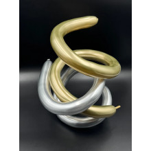 بالون تويست كروم فضي 260 (50حبة)