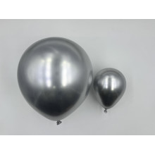 بالون فضي كروم 5 إنش (50 حبة)