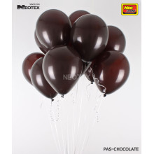 12 inch Latex Balloon Pastel CHOCOLATE 100 count