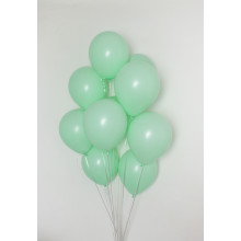 12 inch Latex Balloon PASTEL Matt Green 100 count