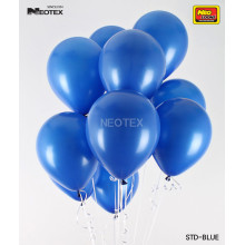 12 inch Latex Balloon Standard Blue 100 count