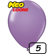 5 inch Latex Balloon Pastel LILAC 100 count