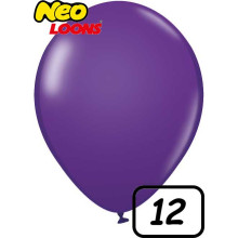 12 inch Latex Balloon Standard Lavender 100 count