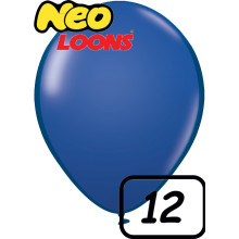 12 inch Latex Balloon Standard Blue 100 count