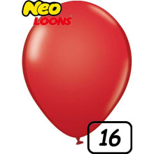 16 inch Latex Balloon Standard RED 50 count