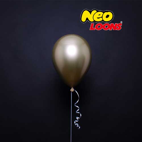 بالون ذهبي كروم 12 إنش (50 حبة)