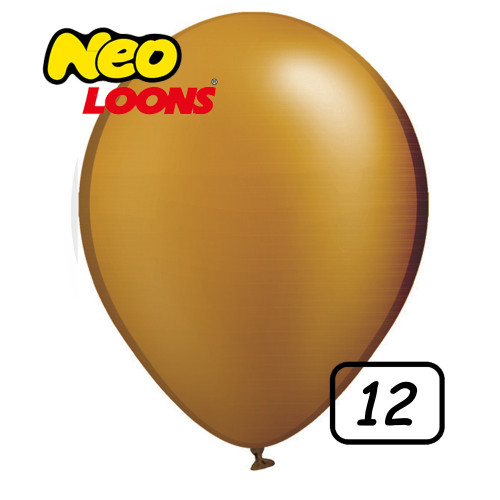 بالون ذهبي كروم 12 إنش (50 حبة)