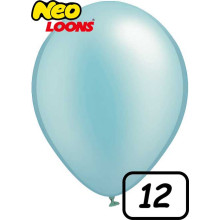 12 inch Latex Balloon PASTEL Matt Blue 100 count