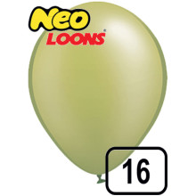 16 inch Latex Balloon Pastel olive green 50 count