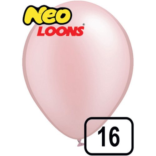 16 inch Latex Balloon PASTEL Matt Pink 50 count