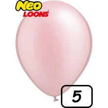 5 inch Latex Balloon PASTEL Matt Pink 100 count
