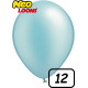 12 inch Latex Balloon PASTEL Matt Blue 100 count