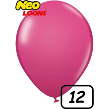 12 inch Latex Balloon Standard Fuchsia 100 count