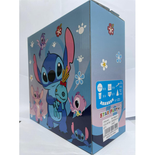 Stitch Party Set Large 32-Piece Set for Childrens Birthday or Theme Party, Table Decoration