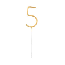 رقم 5 شمعة شرار