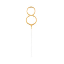 رقم 8 شمعة شرار