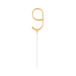 رقم 9 شمعة شرار