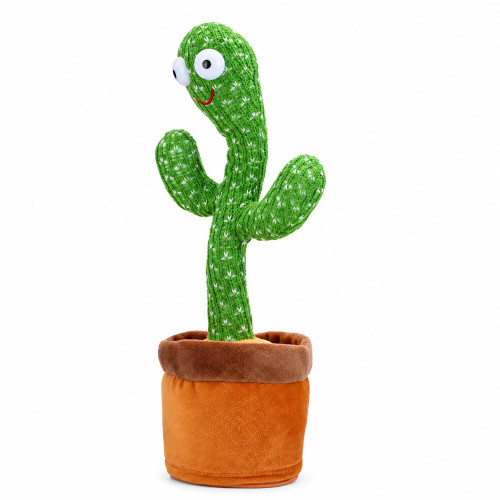 Dancing Singing Talking Cactus Plush Toy – Rechargeable